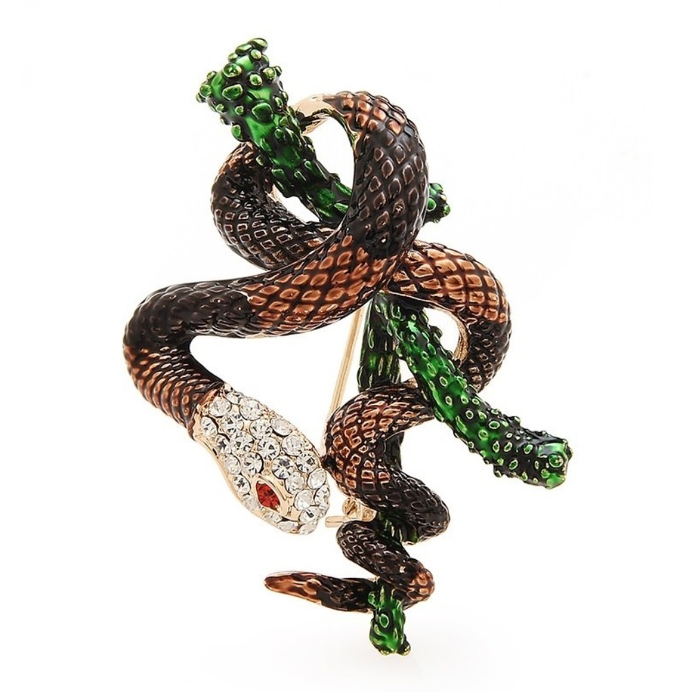 Snake Brooch  Pin jewelry